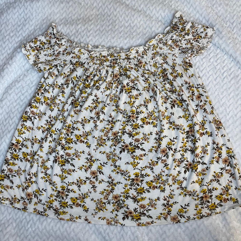 American eagle off the shoulder top